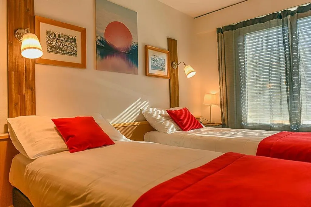 Chambre double de l’Hôtel des Alpes à Bulle
